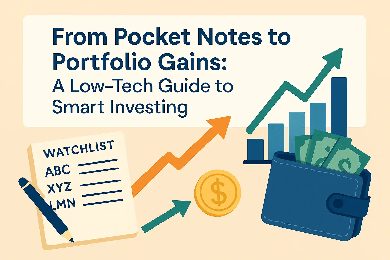 Read more about the article From Pocket Notes to Portfolio Gains: A Low-Tech Guide to Smart Investing