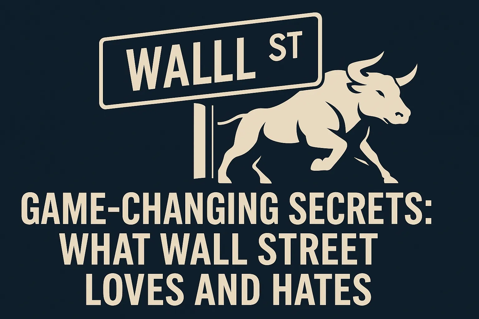 Game-Changing Secrets: What Wall Street Loves and Hates