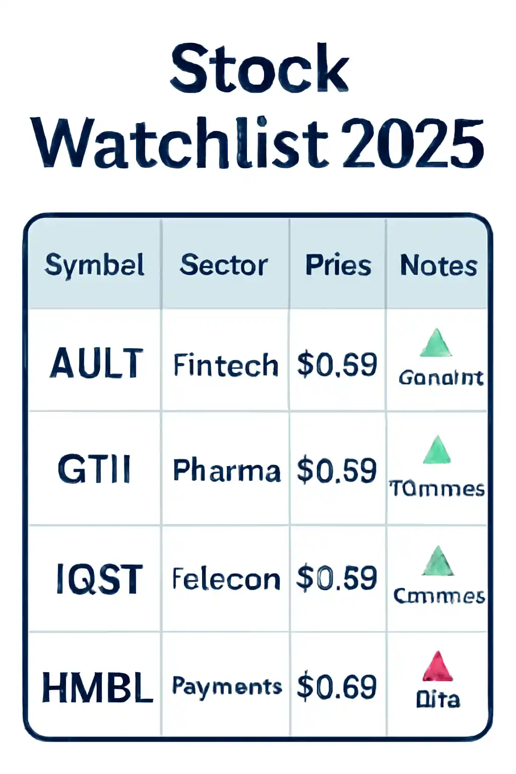 Top Penny Stocks to Watch 2025