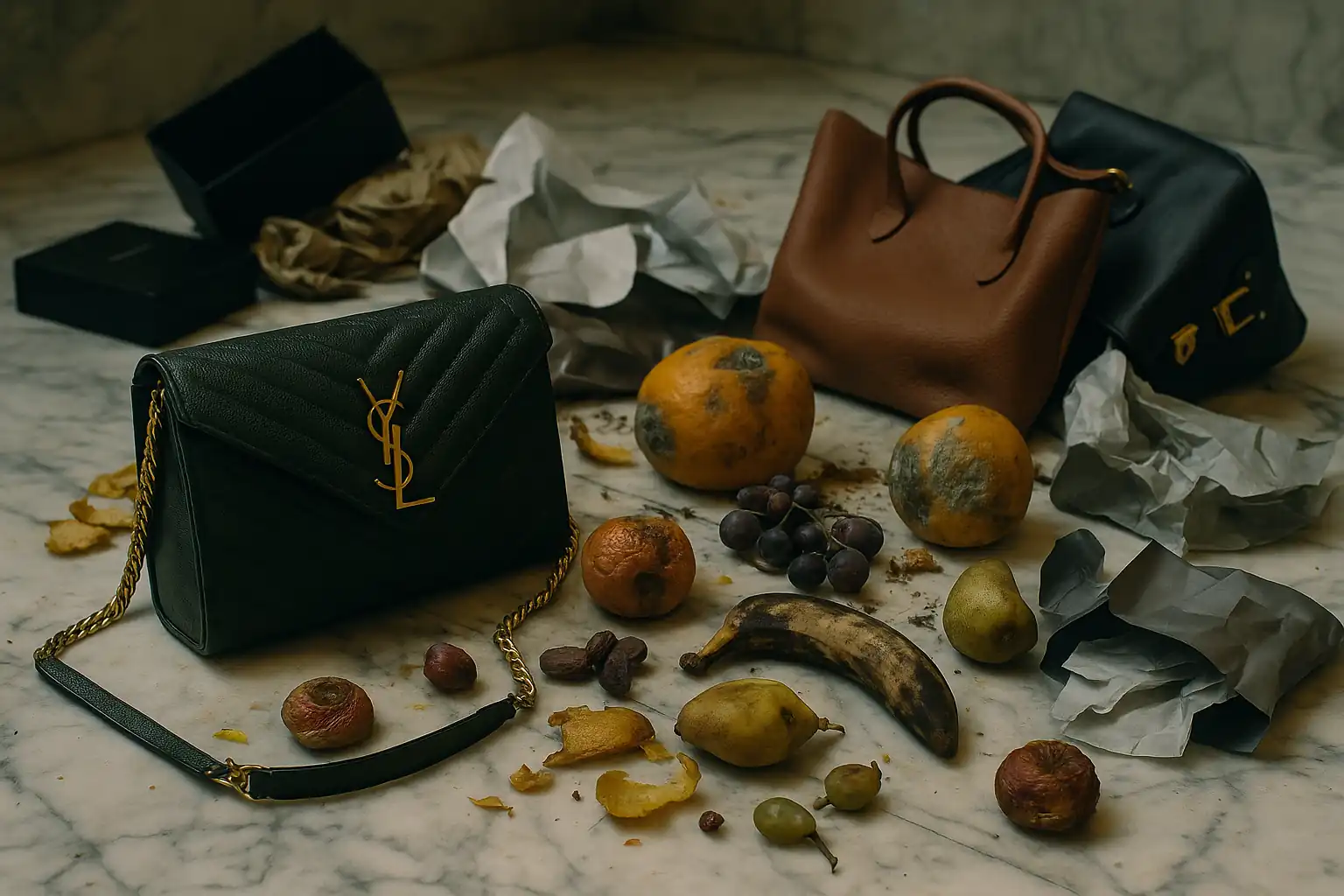 Fashion designer's fake gold handbags returned and destroyed
