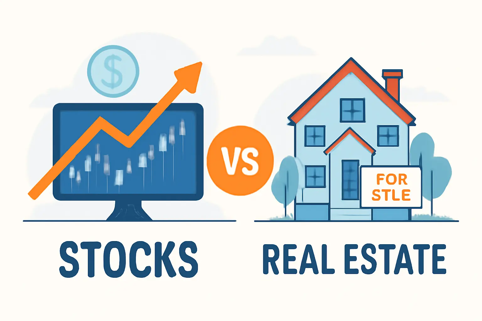 Stocks vs Real Estate Comparison