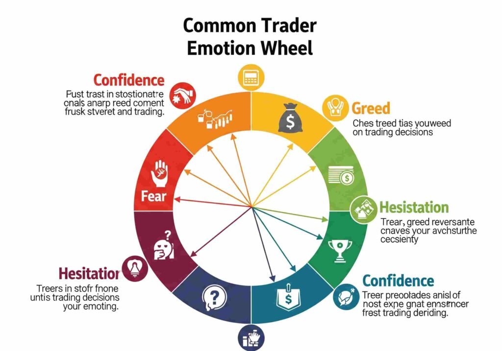 Image of Common Trading Emotion Wheel