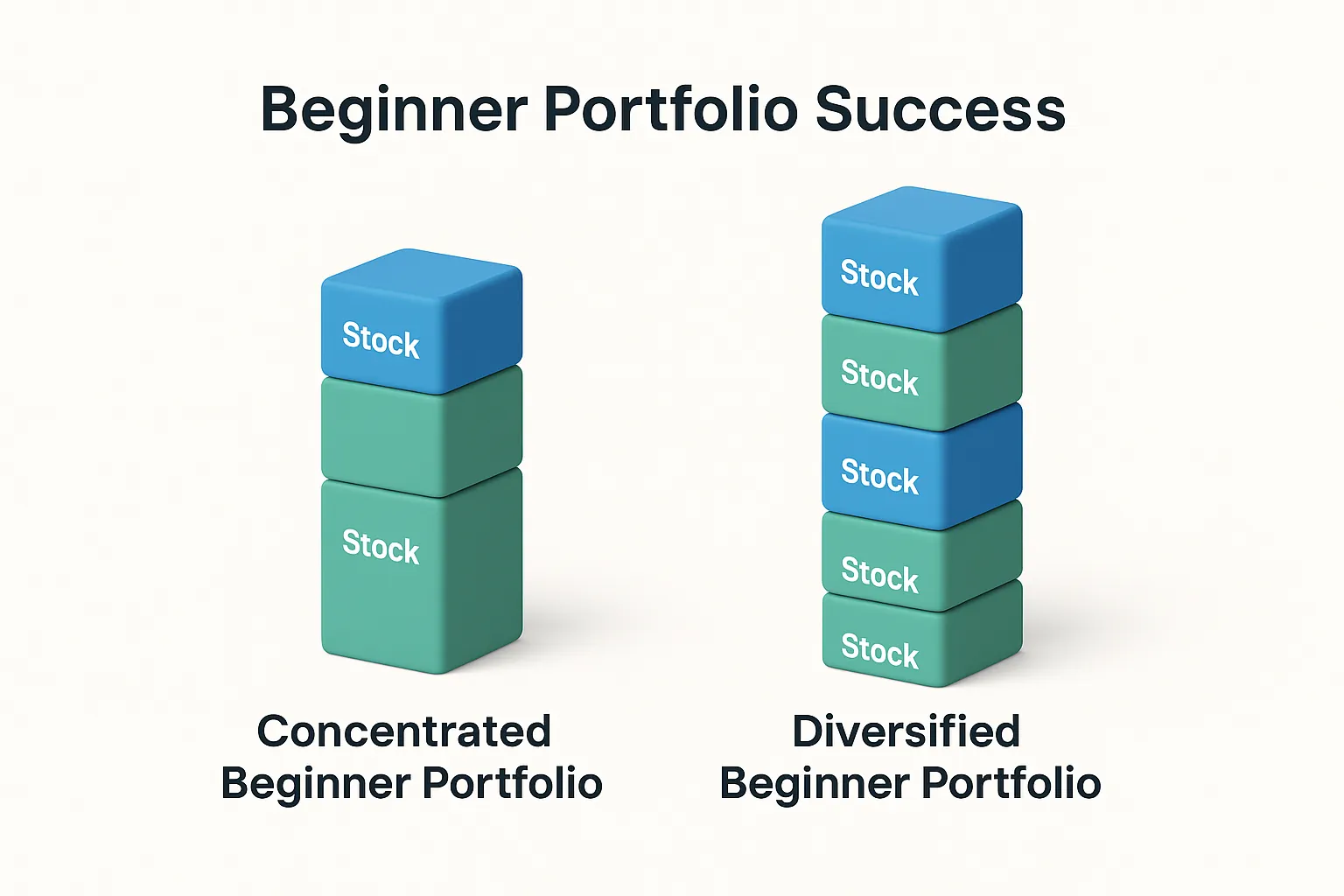Beginner portfolio comparison chart