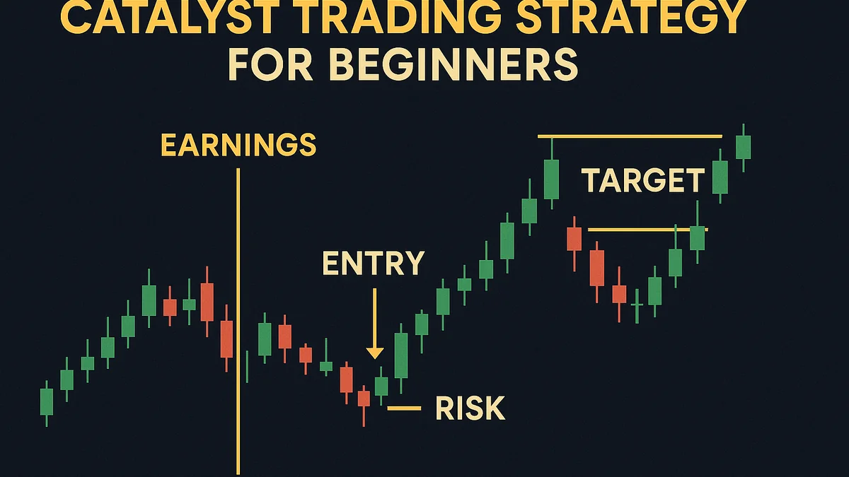 Catalyst trading strategy example with pre and post event rules