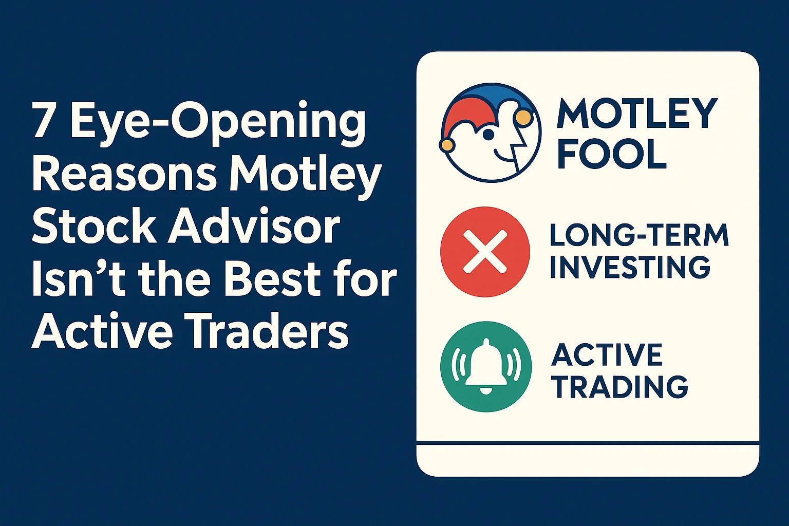 7 Eye-Opening Reasons Motley Fool Stock Advisor Isn’t the Best for Active Traders