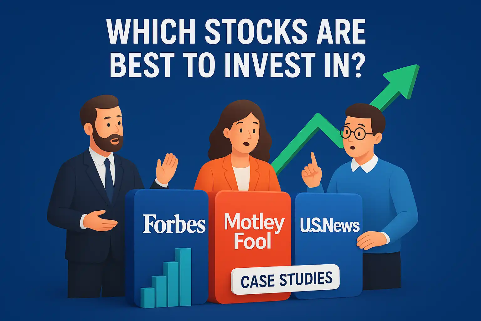 Experts discussing stock picks from Forbes, Motley Fool, and US News
