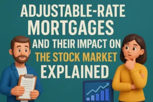 Adjustable-rate mortgages stock market impact social media graphic