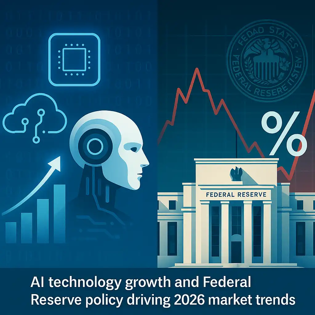 AI technology growth and Federal Reserve policy driving 2026 market trends