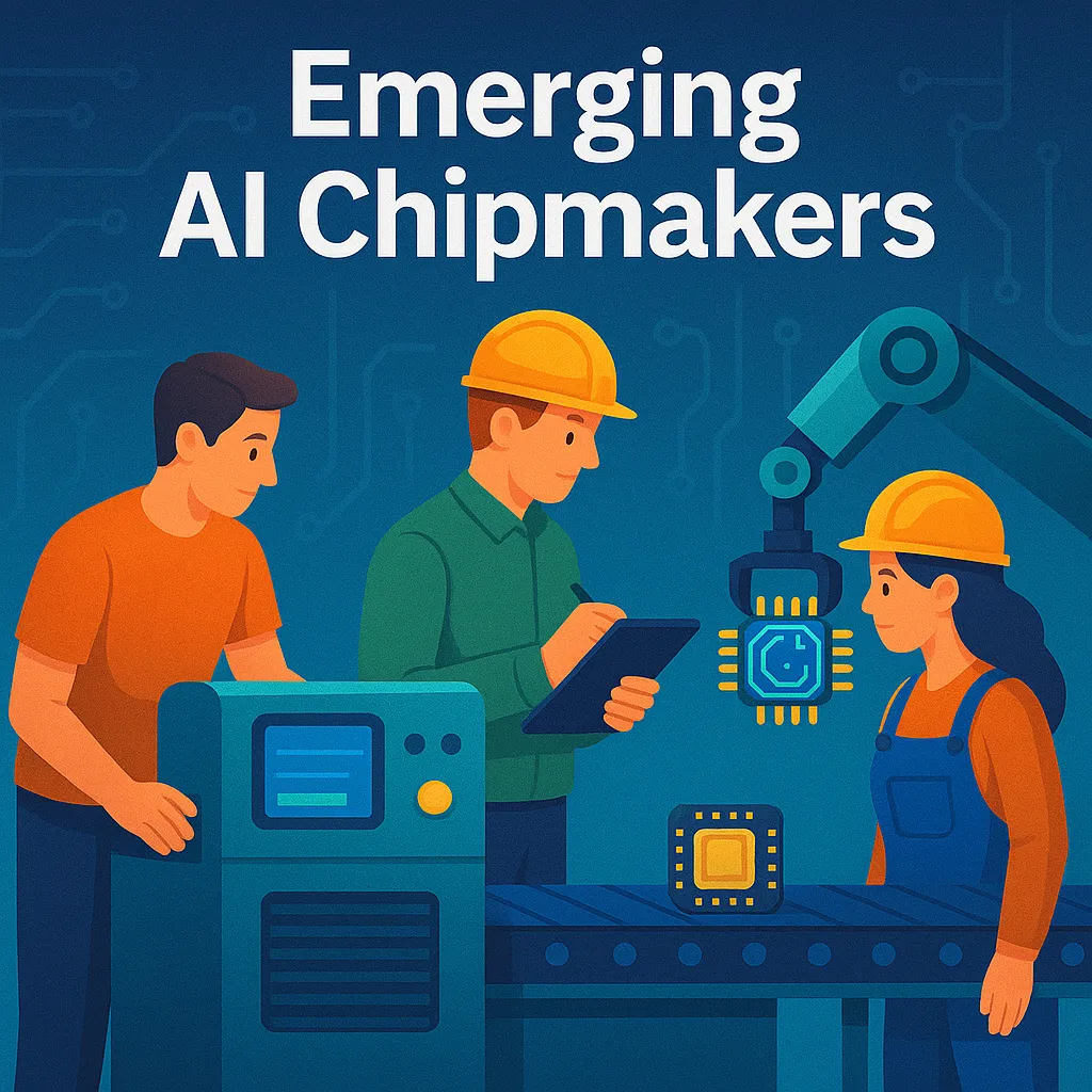 AI hardware leaders 2025 emerging chip stocks