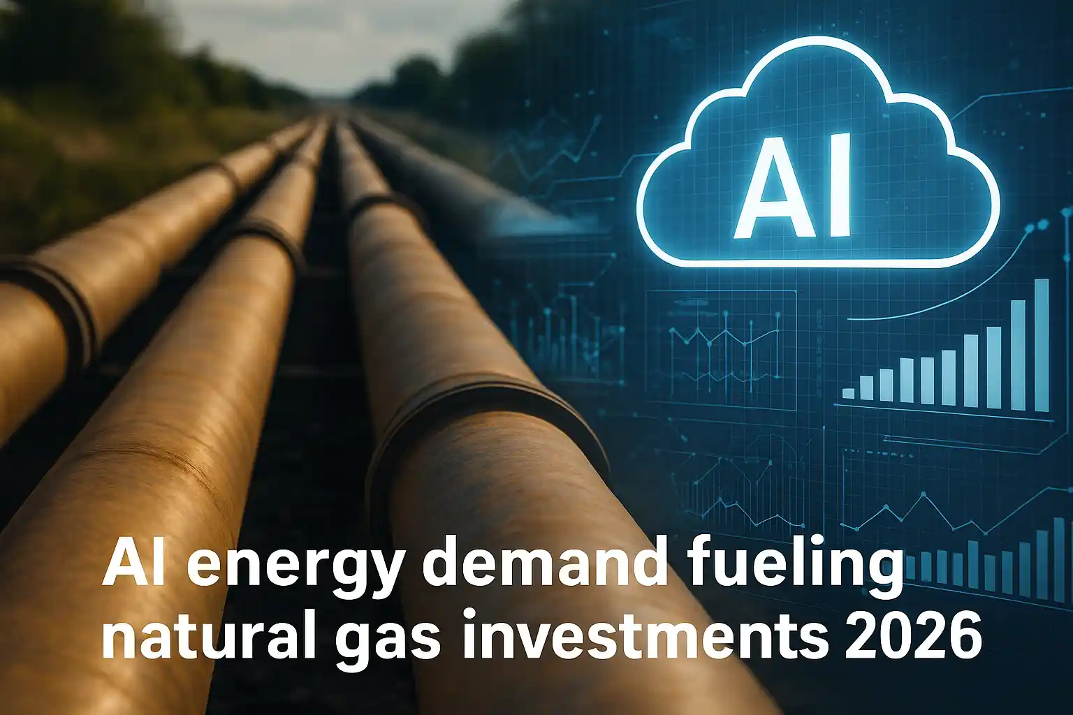 Projected 2026 electricity demand from AI and implications for natural gas stocks