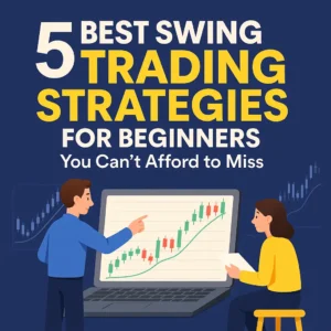 Best swing trading strategies for beginners featured cover with traders and charts