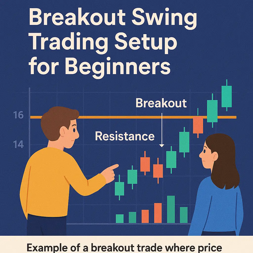 Breakout swing trading setup for beginners
