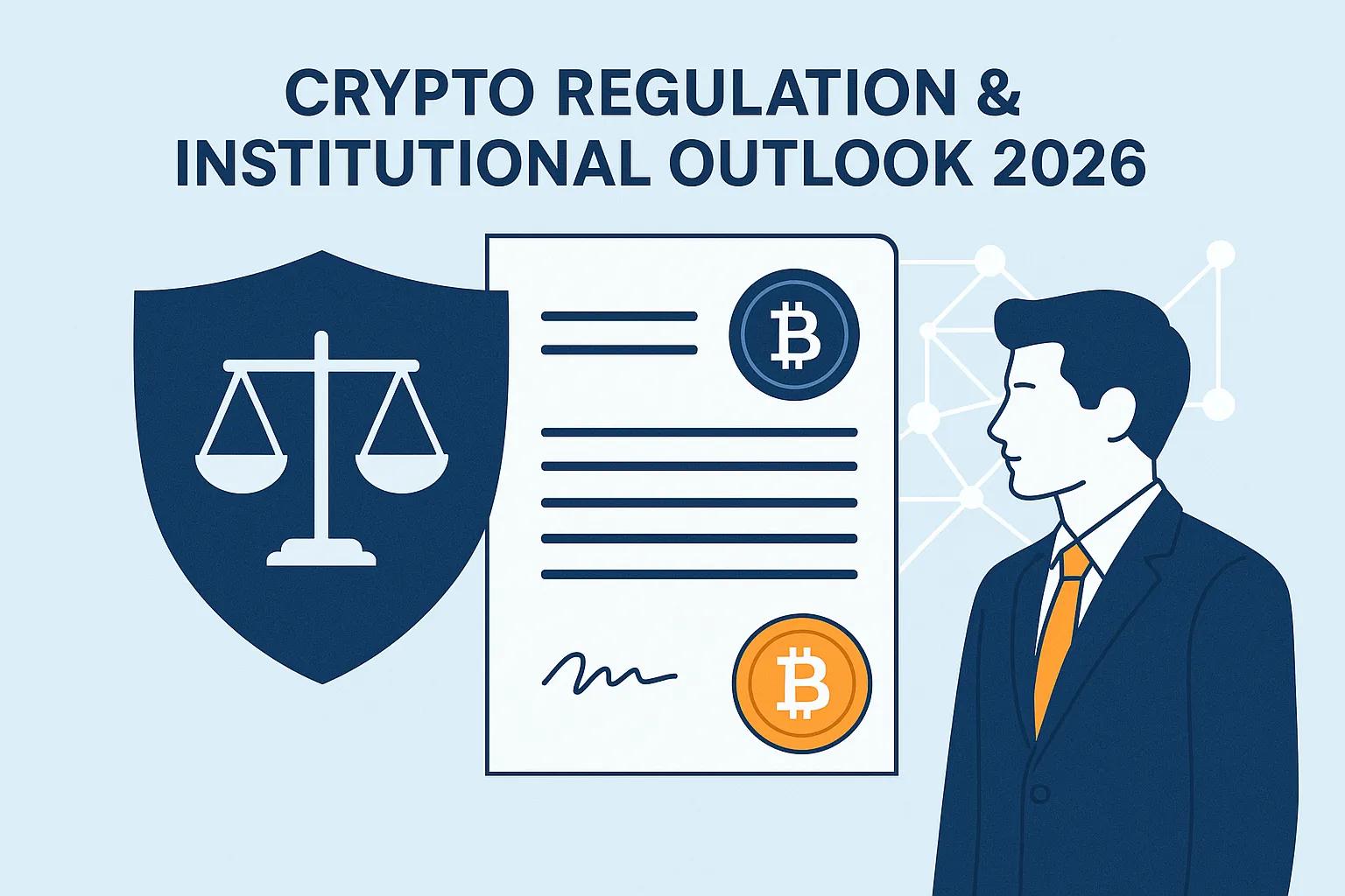 Crypto regulation and institutional adoption outlook for 2026