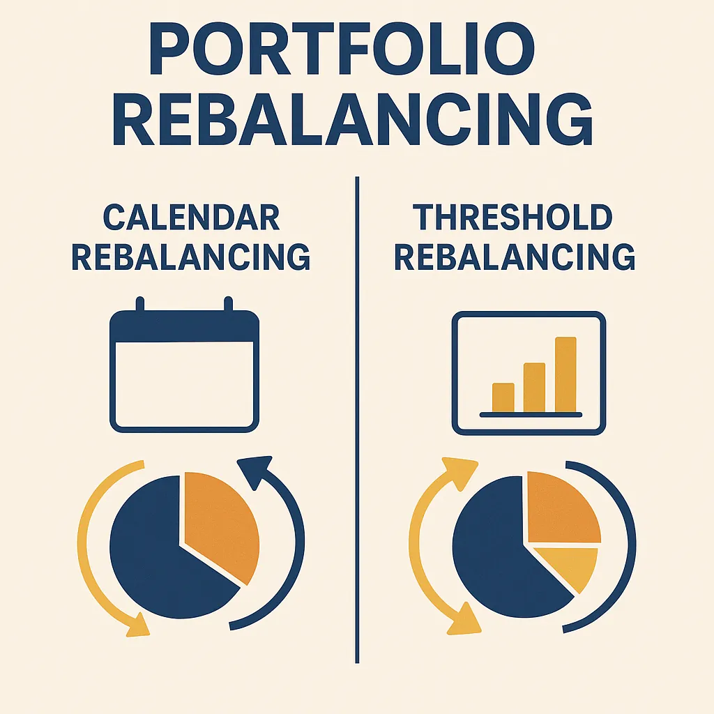 Portfolio rebalancing tips infographic for a diversified crypto metals portfolio