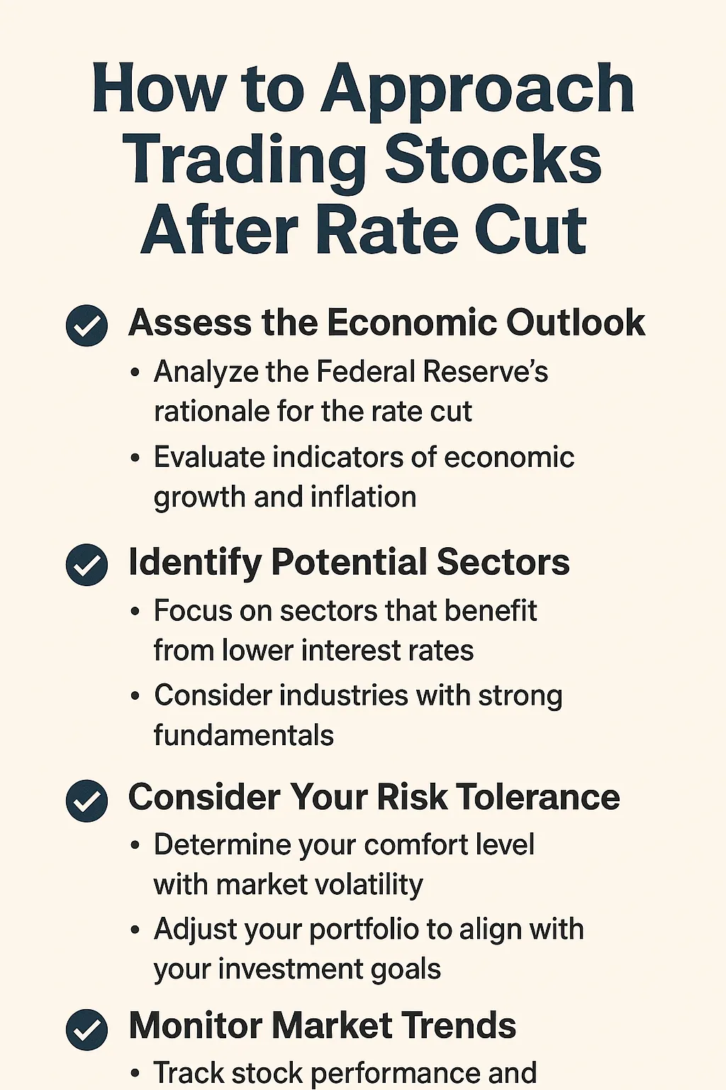 Record high stock market strategy after Fed rate cut with traders analyzing charts