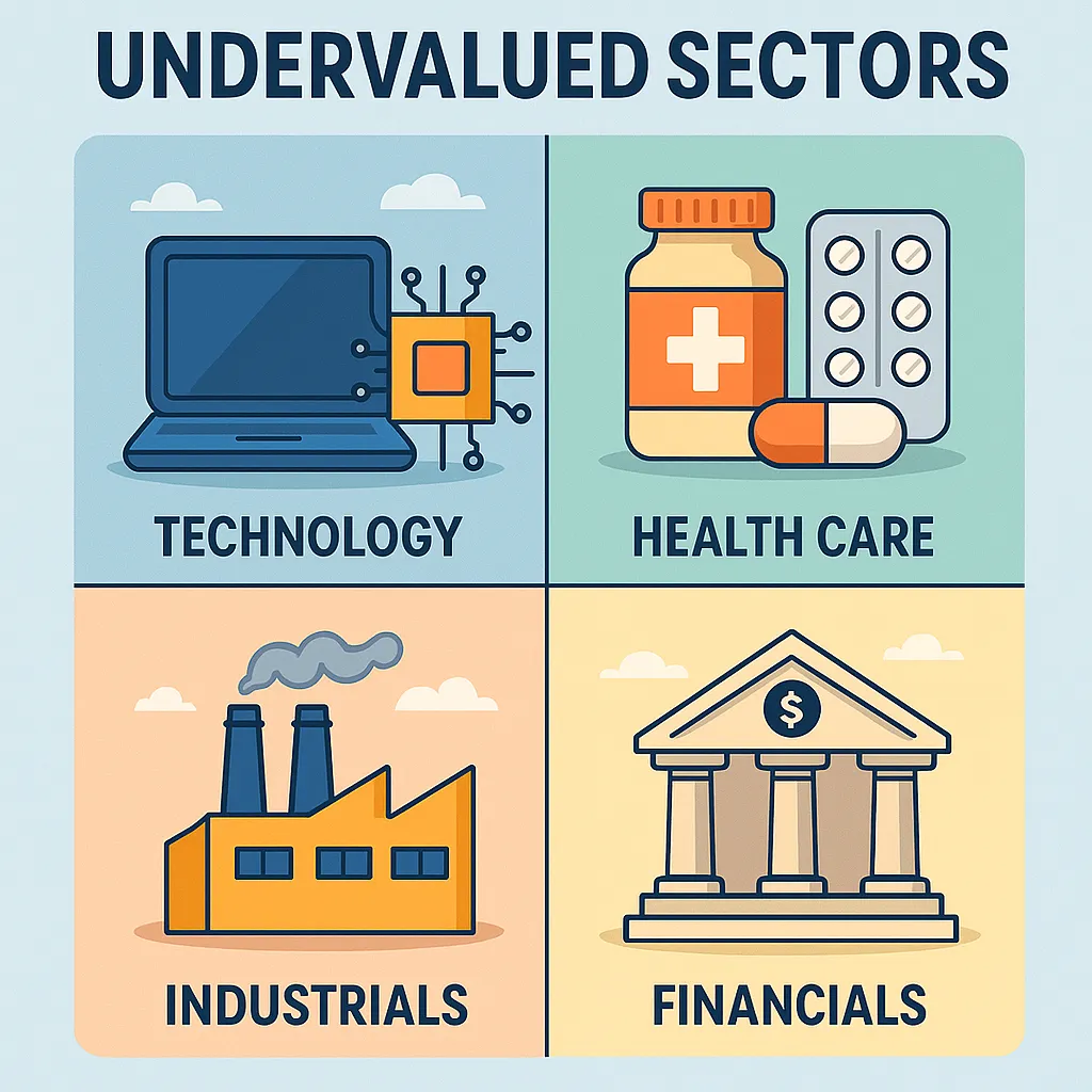 Industrials value investing 2025 illustration