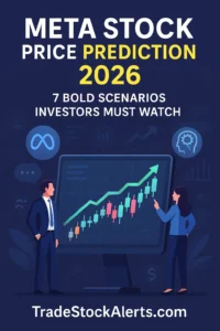 Meta stock price prediction 2026 featured cover with investors analyzing AI charts