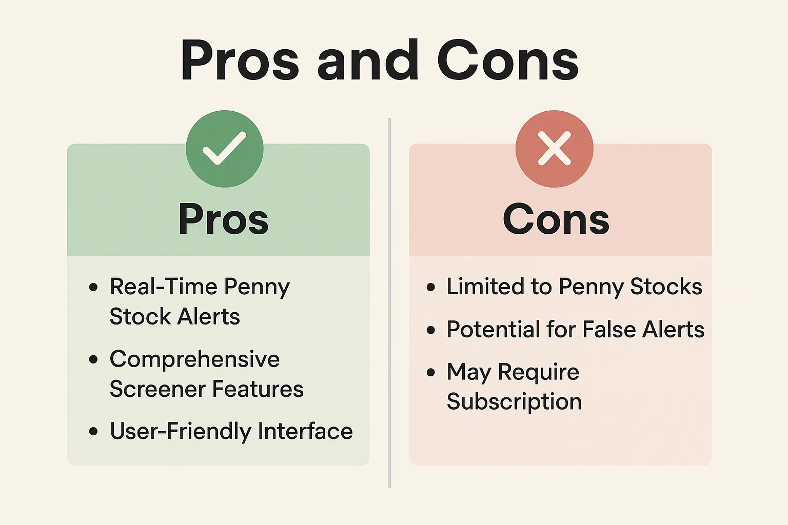 Penny stock trading tools comparison and interface