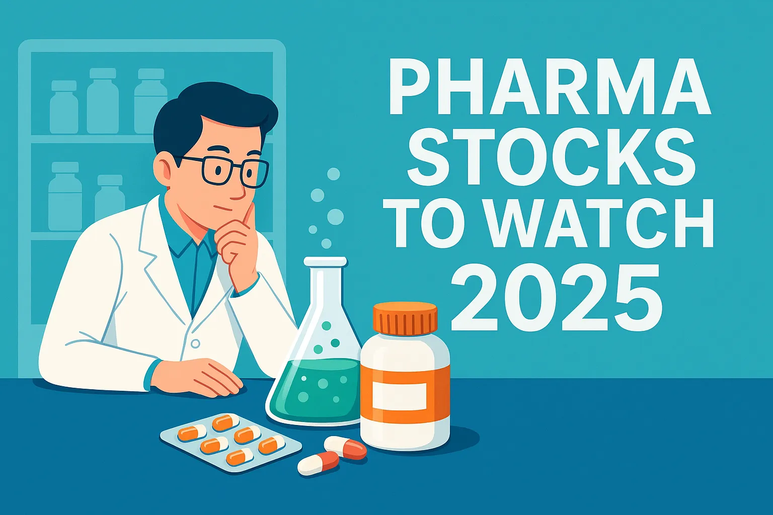 Pharma stocks to watch 2025 illustration