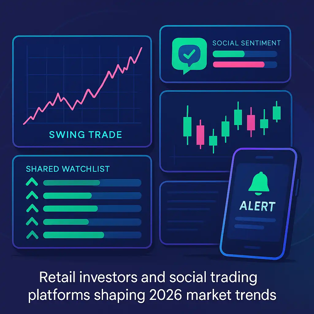 Retail investors and social trading platforms shaping 2026 market trends