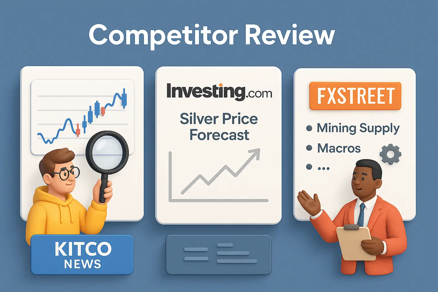 Competitor review of silver rally forecasts and market analysis