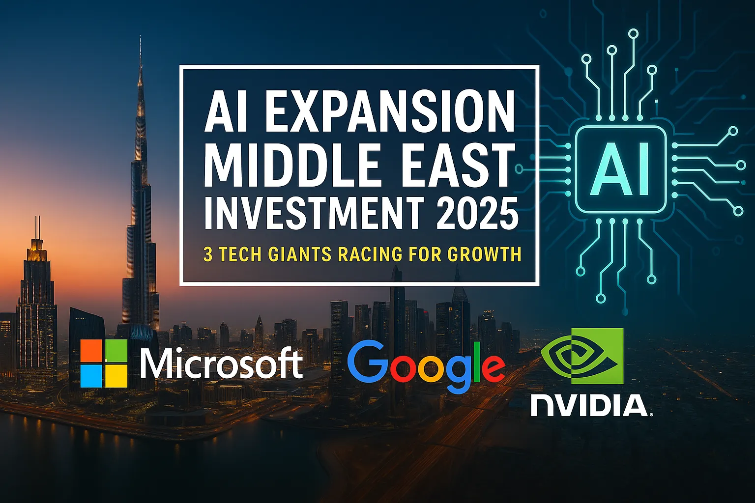Read more about the article AI Expansion in the Middle East: 3 Tech Giants Racing for 2025 Growth