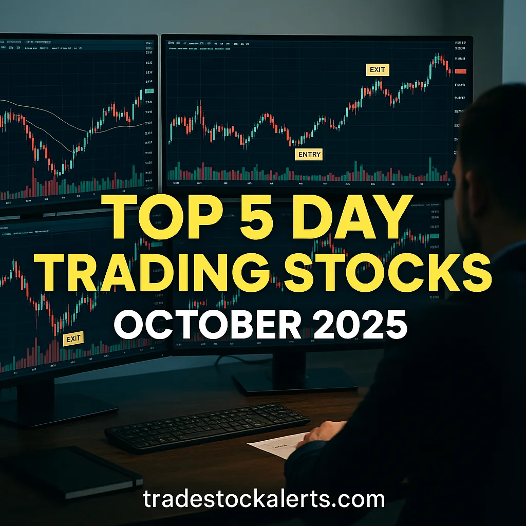 Read more about the article Top 5 Day Trading Stocks for October 2025 (High Volume, High Risk)