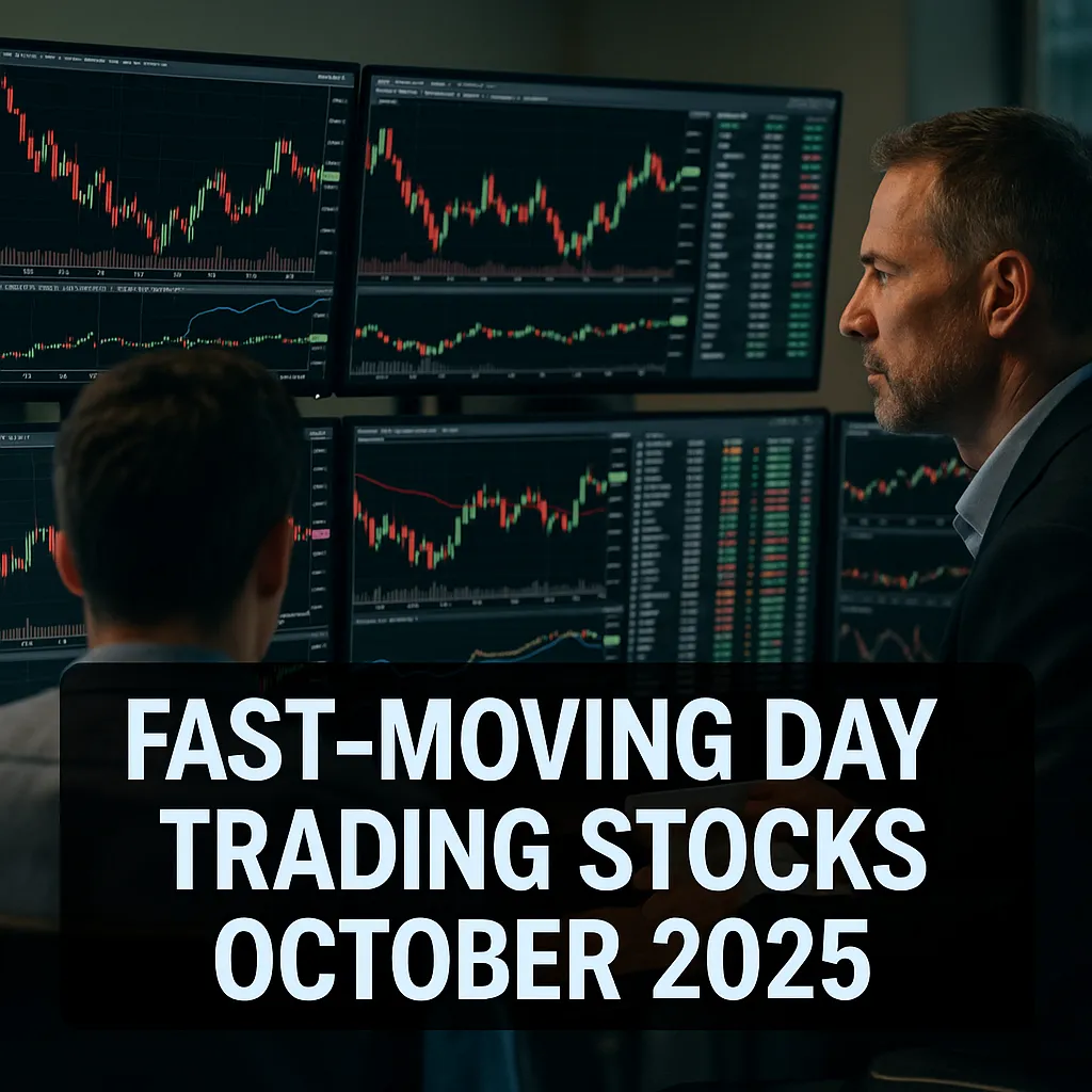 Read more about the article Best Day Trading Stocks October 2025: Fast Movers You Need to Watch