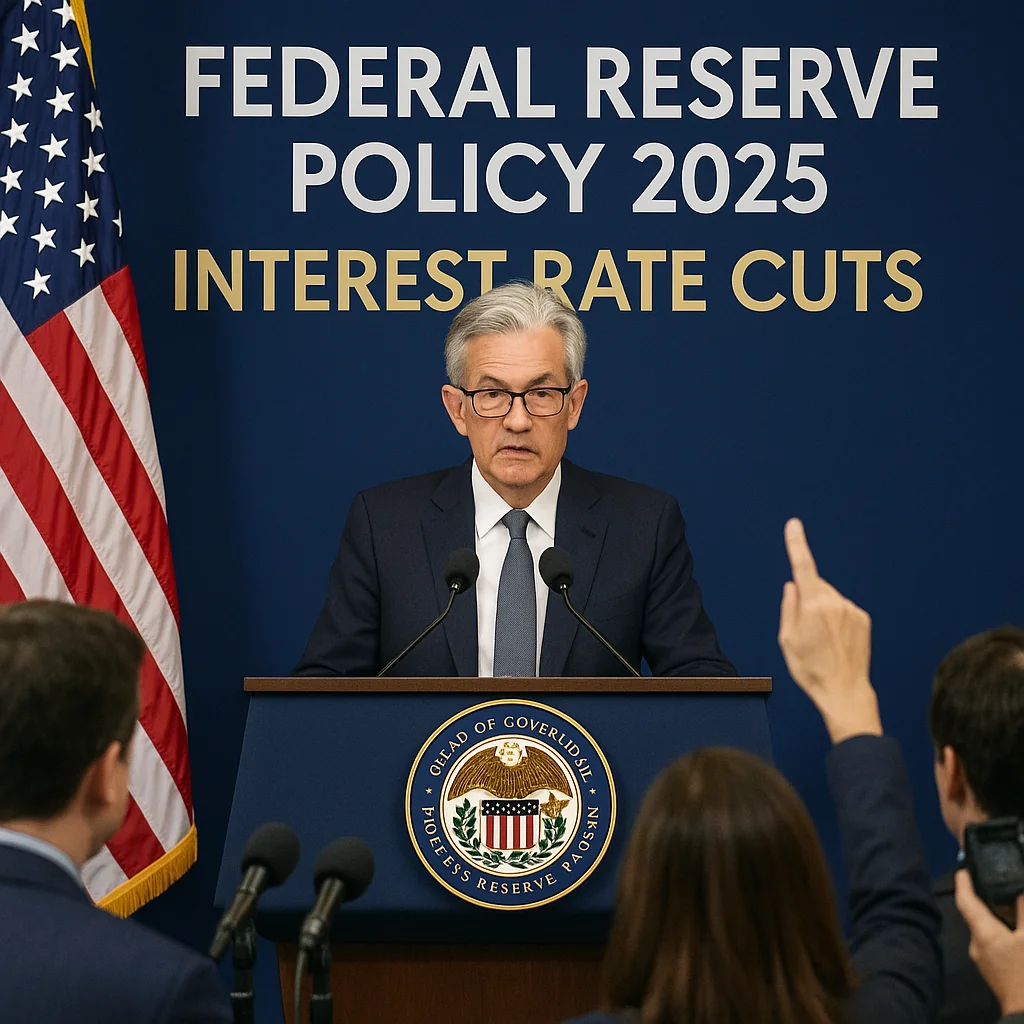 federal reserve policy 2025 interest rate cuts 2025 announcement by fed chair