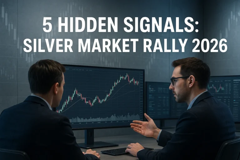 hidden signals silver market rally 2026 with traders analyzing silver charts and market data