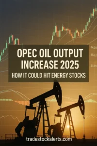 OPEC oil output increase 2025 energy stocks featured editorial image
