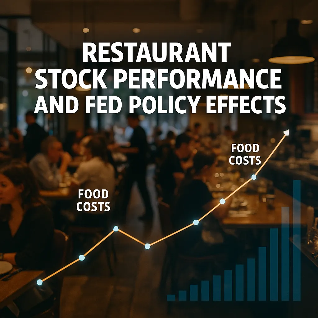 Restaurant stock performance and Fed policy effects in 2025 with rising costs charts