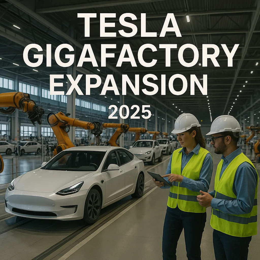 tesla gigafactory expansion 2025 elon musk tesla plan production growth