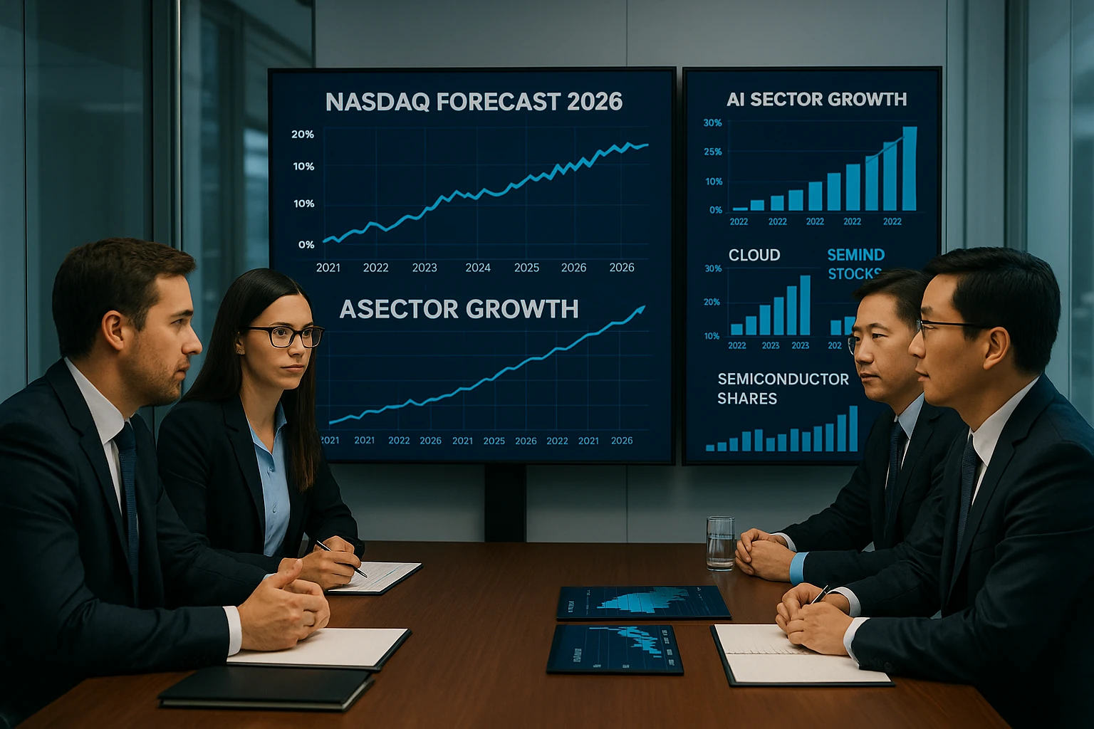 Nasdaq growth forecast highlighting tech rebound opportunities and long-term innovation stocks in the big tech stocks recovery forecast 2026